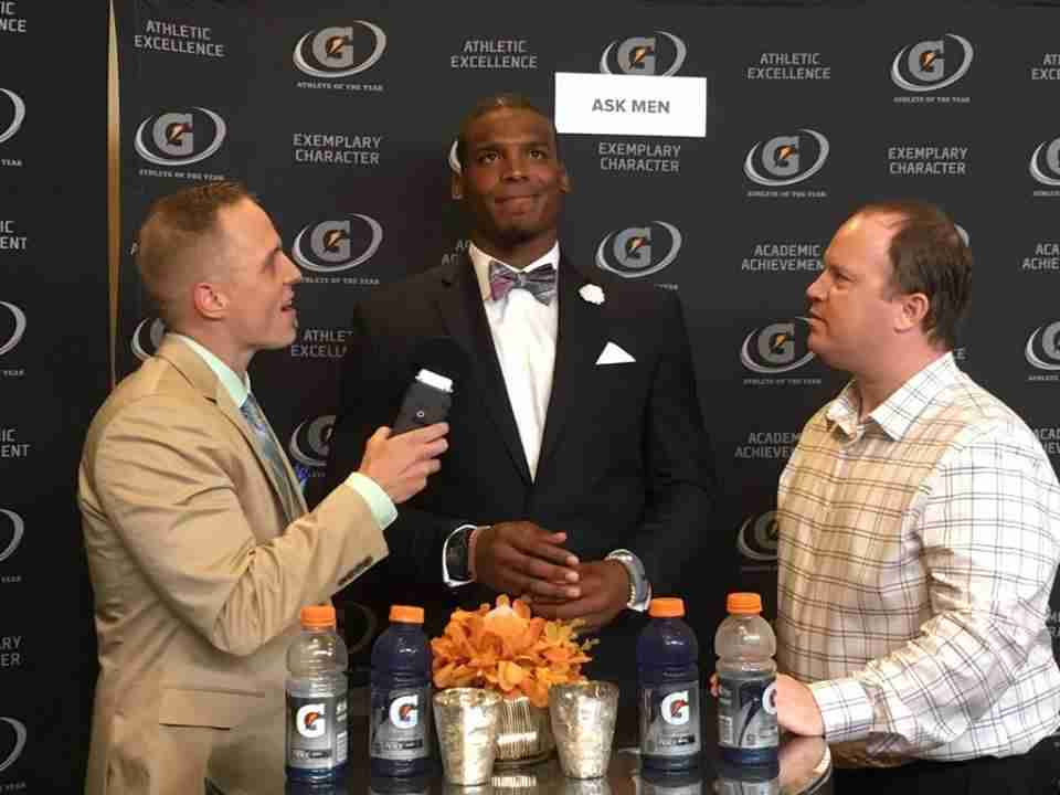 I asked Cam Newton to teach me how to dab and this was his response.