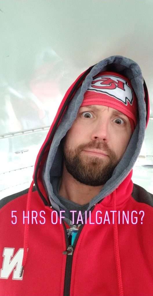 AFC Championship. Author Eric Hoffman Selfieing!