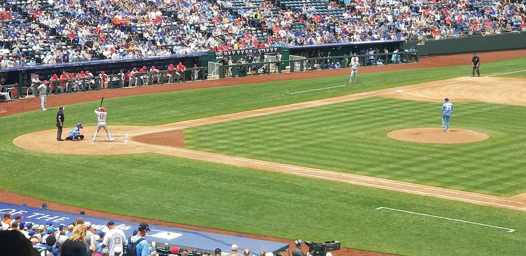 Zack Greinke delivers a pitch to Shohei Ohtani on 6/18/23