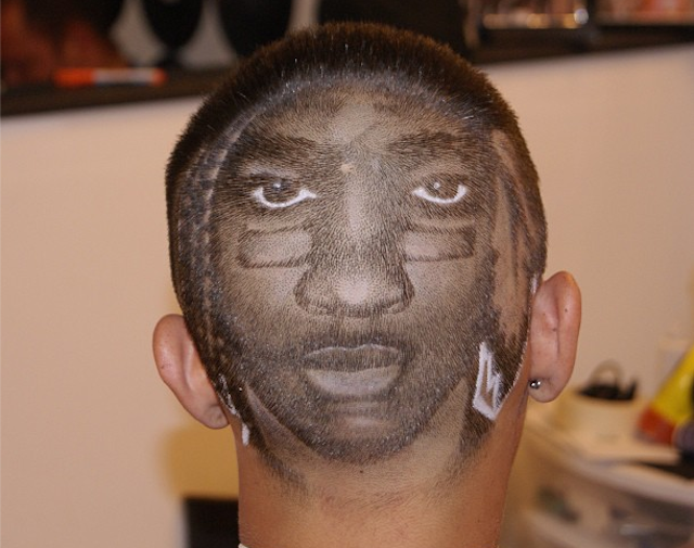 RG3 Haircut Is Carved Into The Back Of His Head